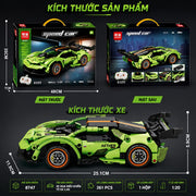 carro armable 8747 verde