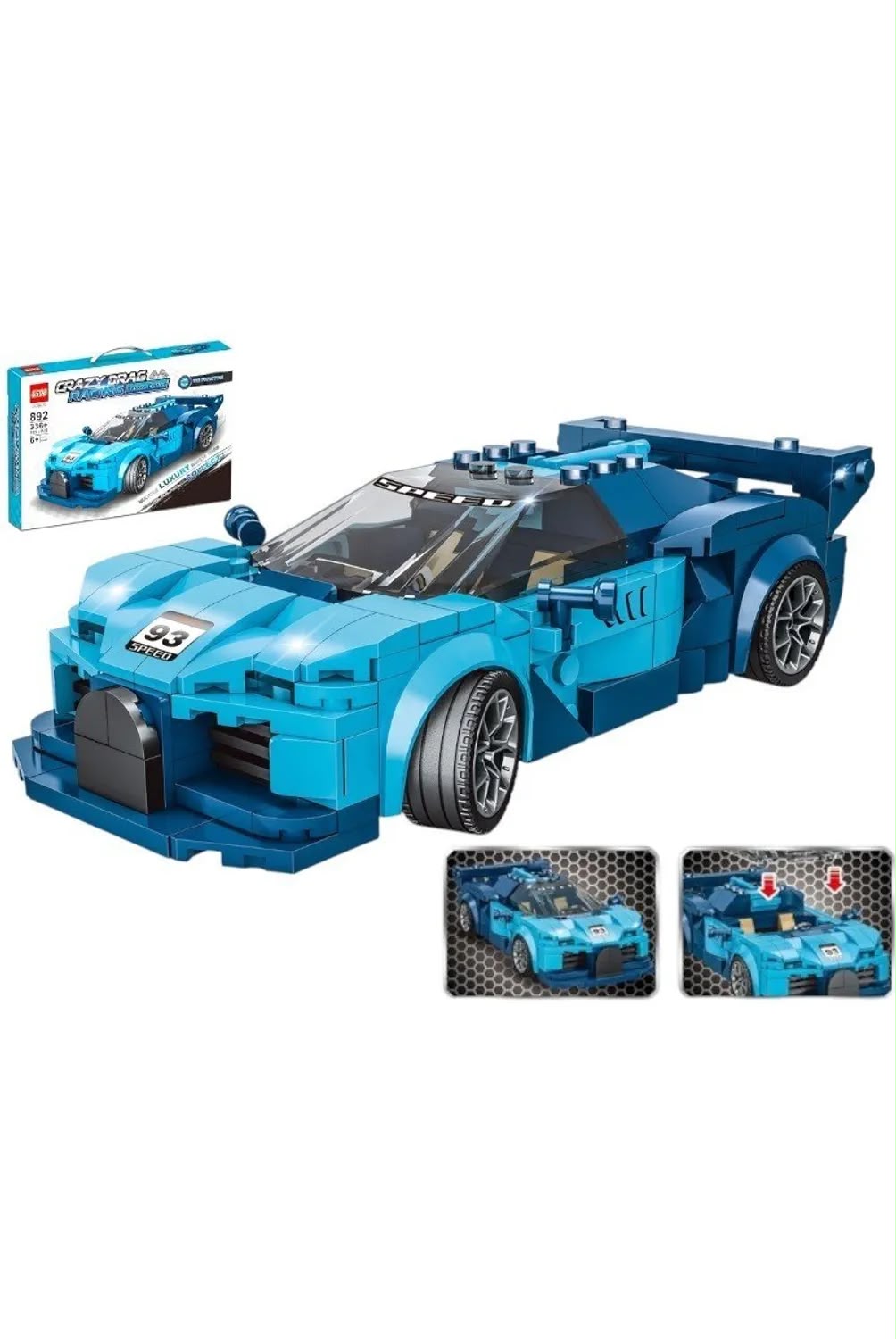 carro armable 892 azul