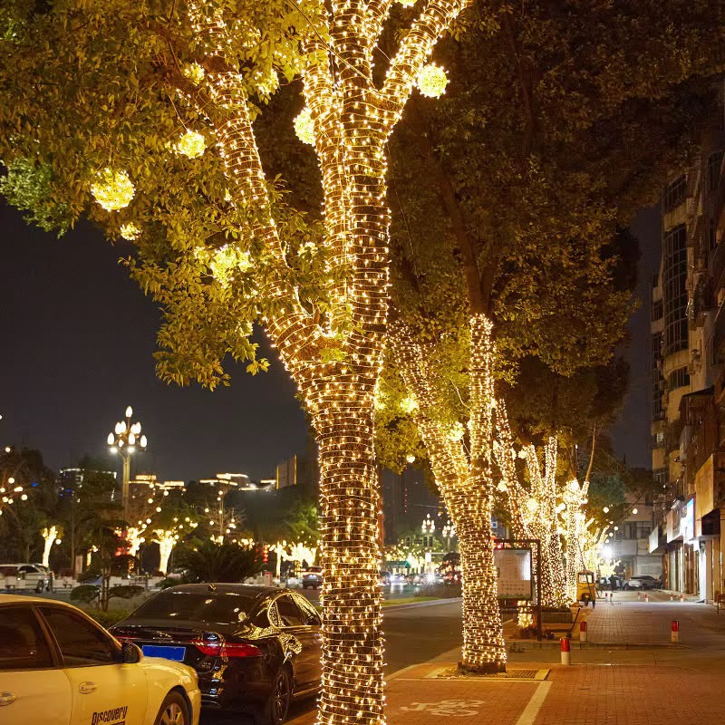 LUZ NAVIDEÑA LINEAL 200 BOMBILLOS X200