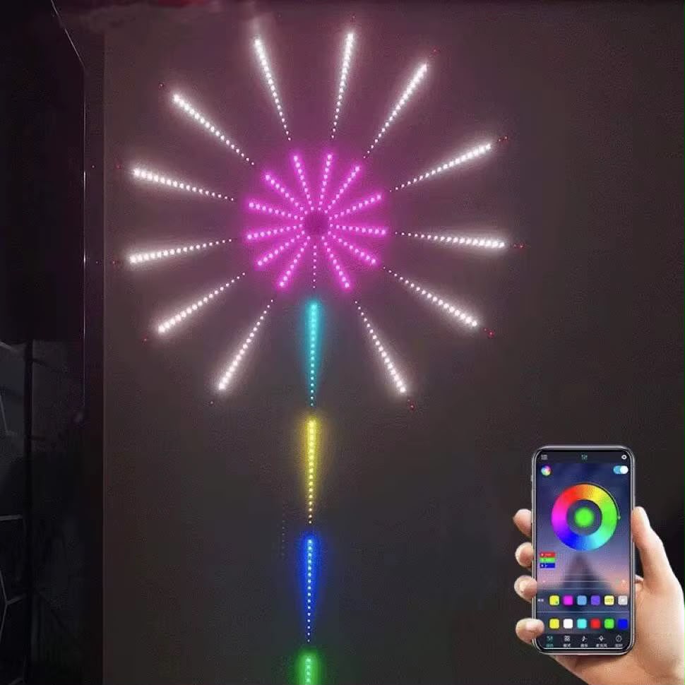 CINTA LED FUEGOS ARTIFICIALES 50 CM USB