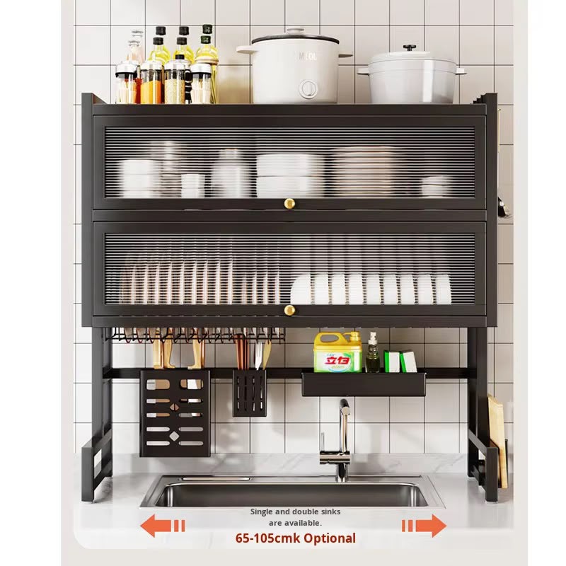 escurridor de platos 2 niveles rack 008