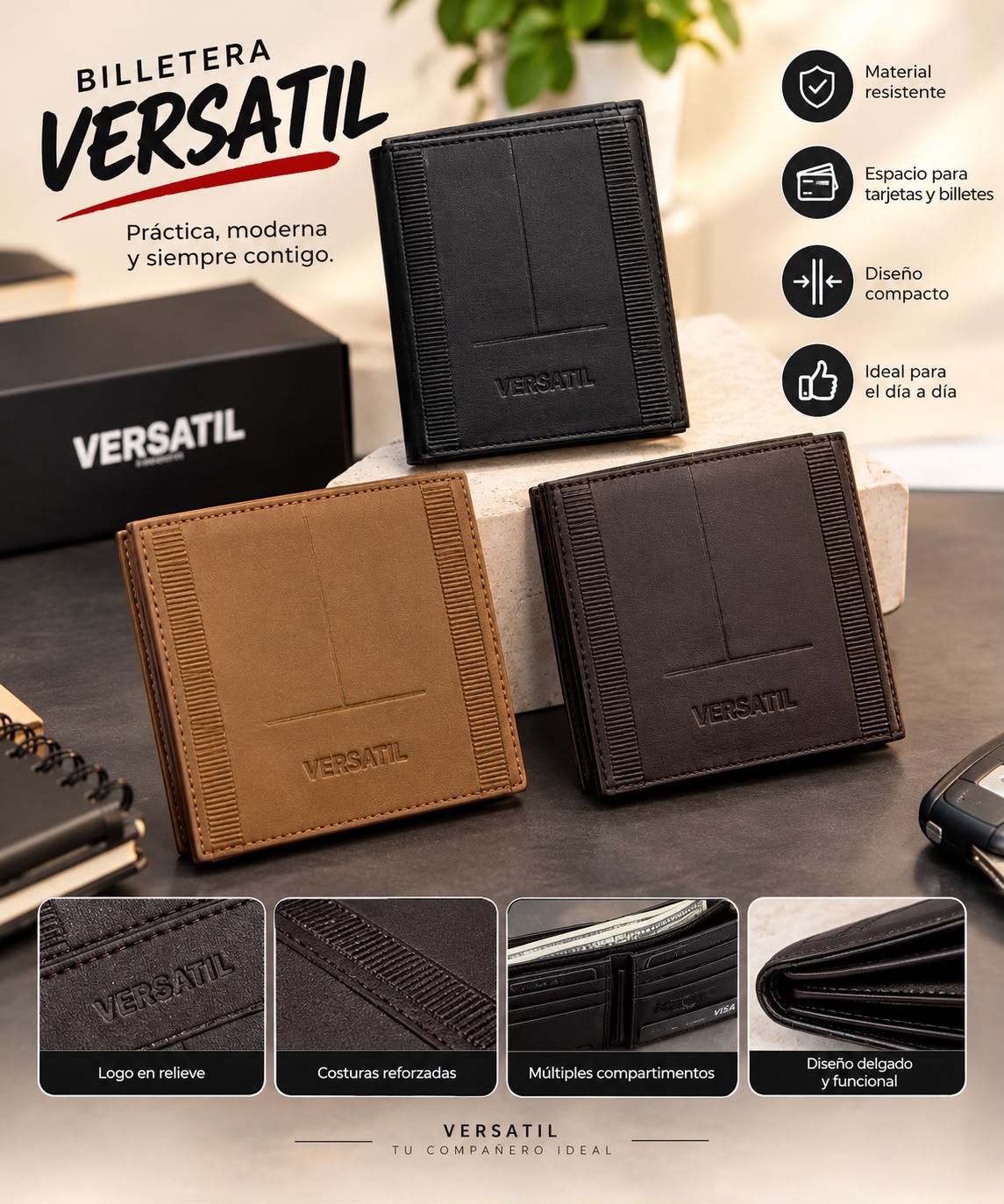 BILLETERA VERSATIL T537