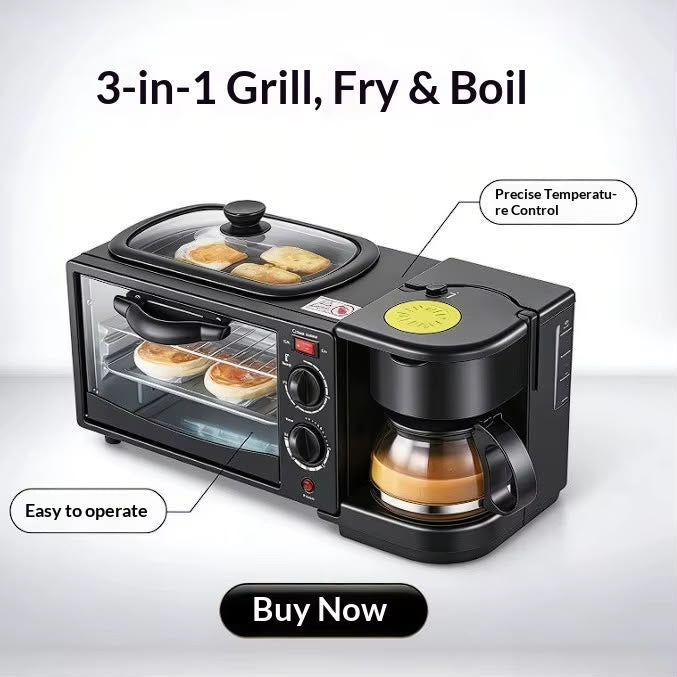 horno con cafetera 3 en 1 sk 145