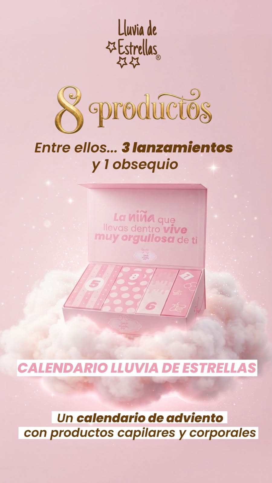 calendario de adviento lluvia de estrellas PRE VENTA