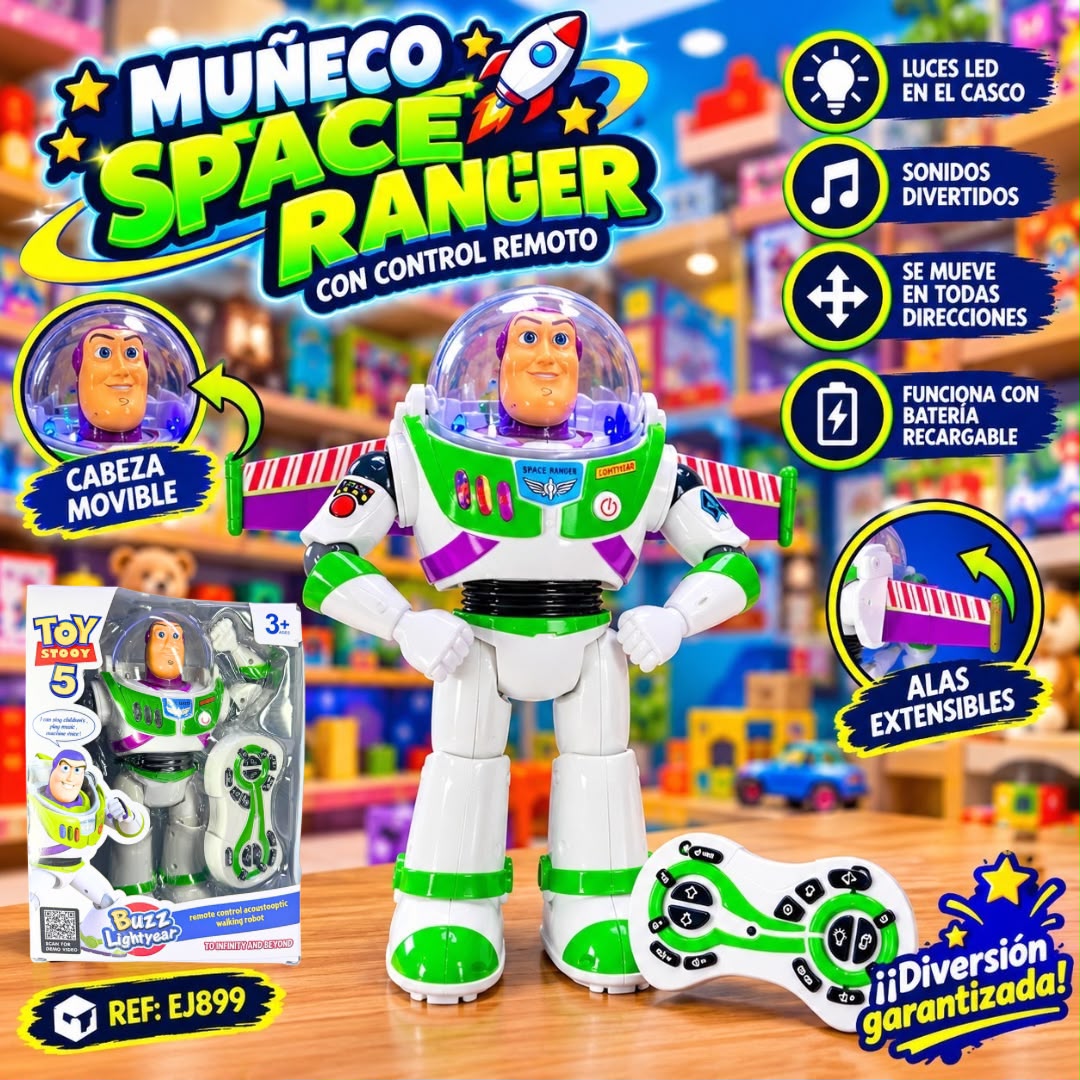BUZZ LIGHTYEAR A CONTROL REMOTO