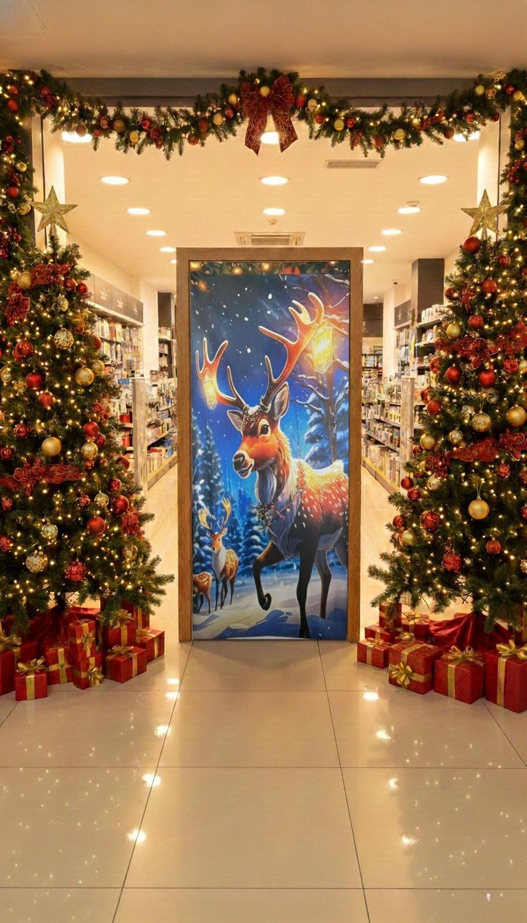 CUBRE PUERTA NAVIDEÑO