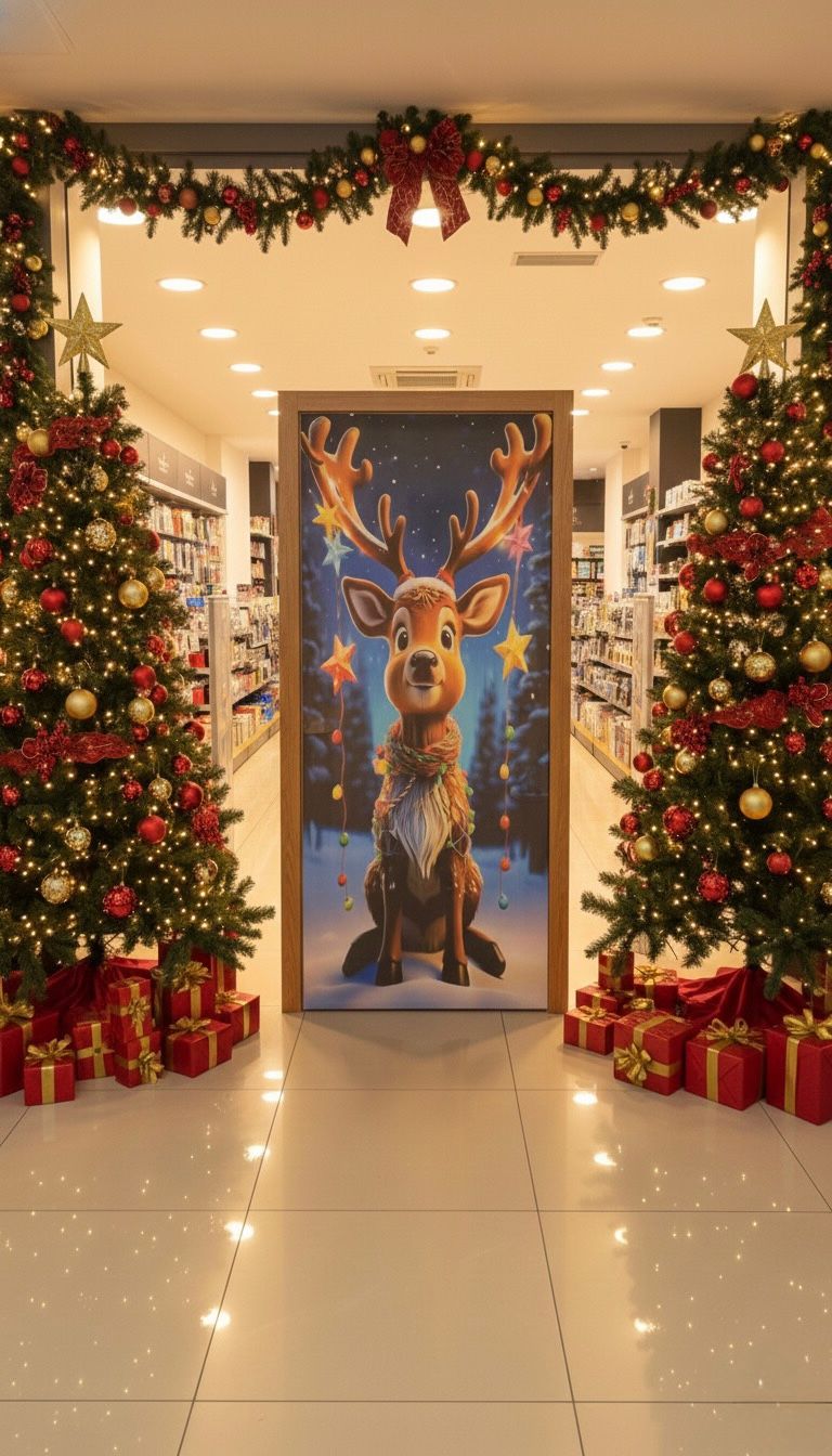 CUBRE PUERTA NAVIDEÑO