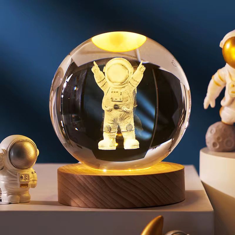 lampara esfera de cristal 8 cm
