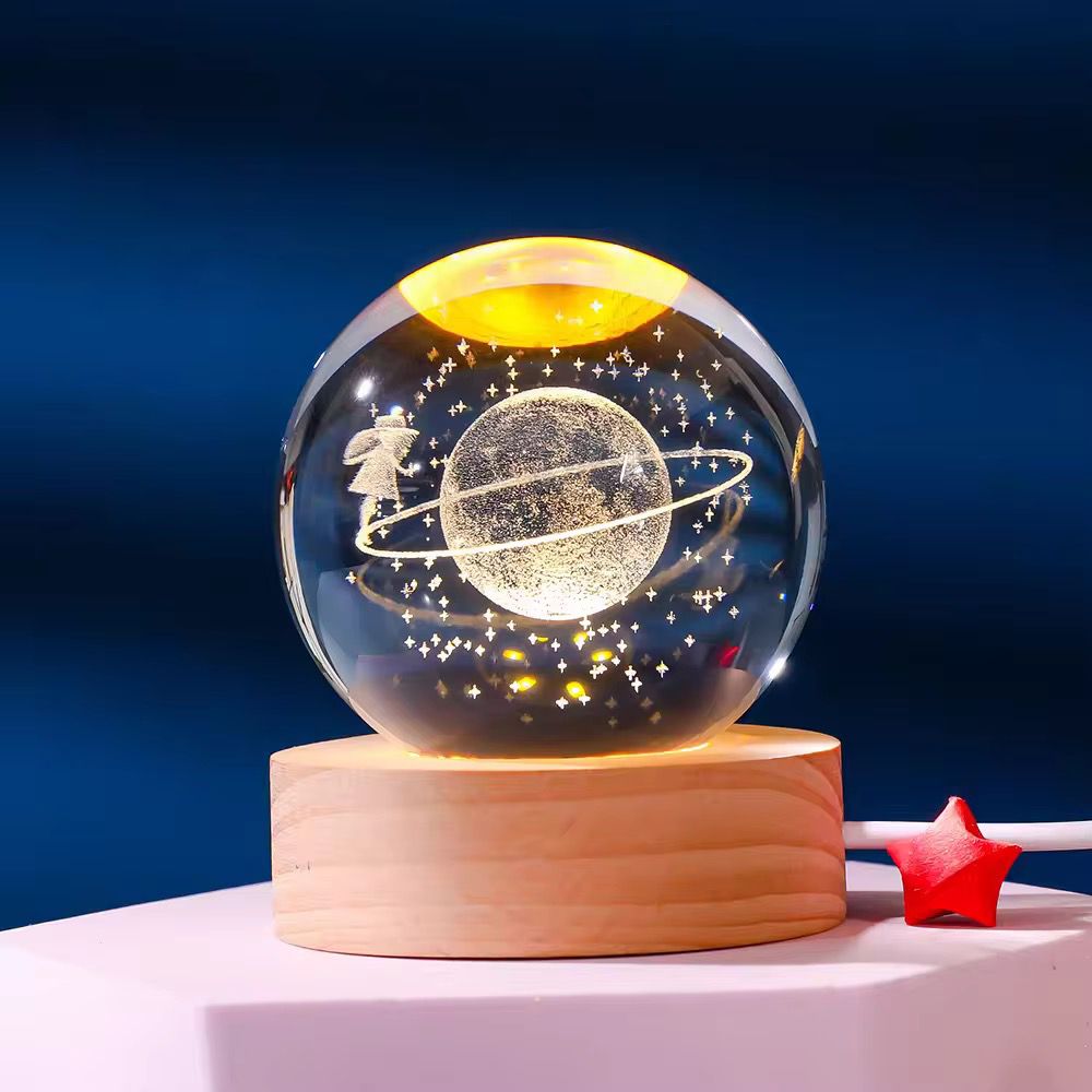 lampara esfera de cristal 10 cm
