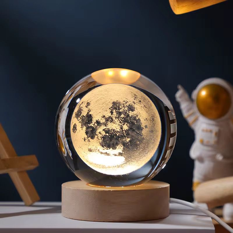 lampara esfera de cristal 8 cm