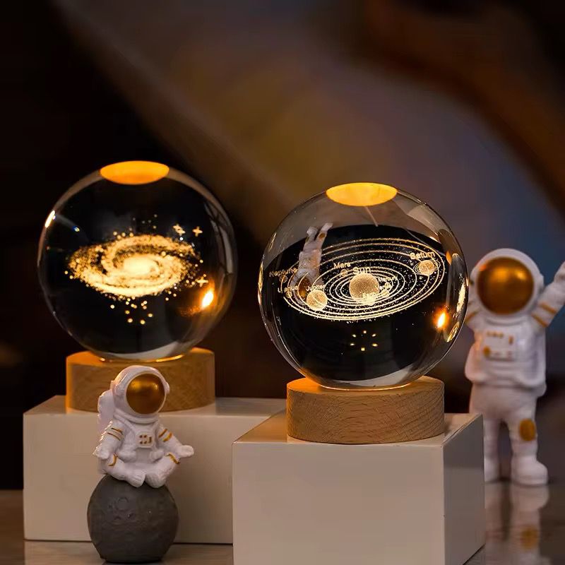 lampara esfera de cristal 8 cm