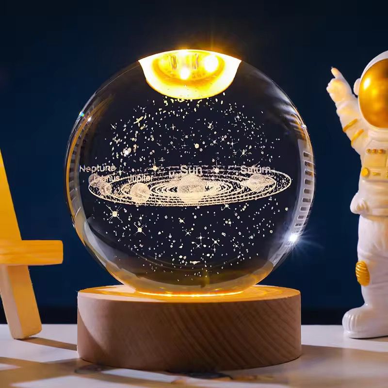 lampara esfera de cristal 8 cm
