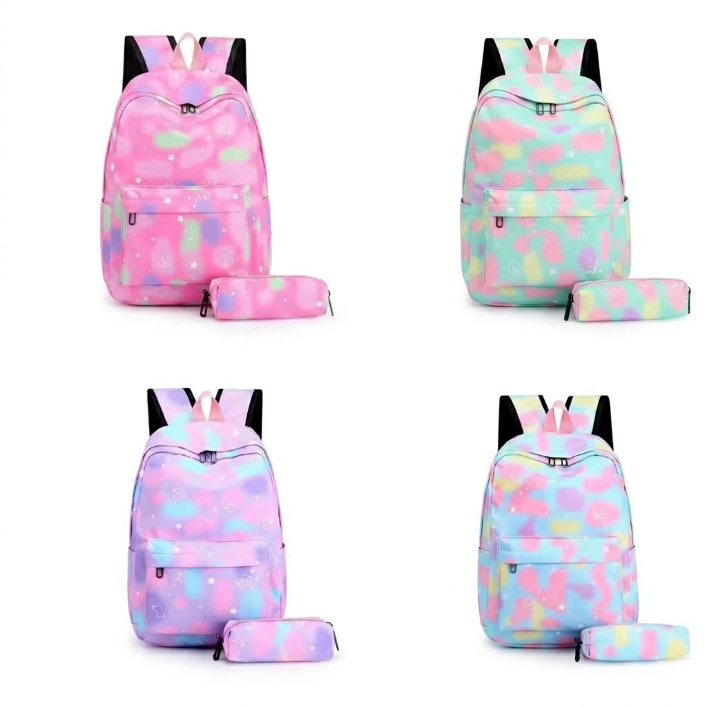 morral con cartuchera kwaii