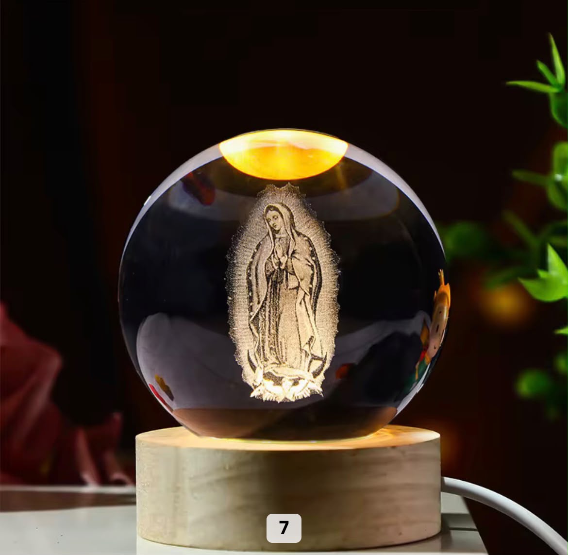 lampara esfera 6 cm