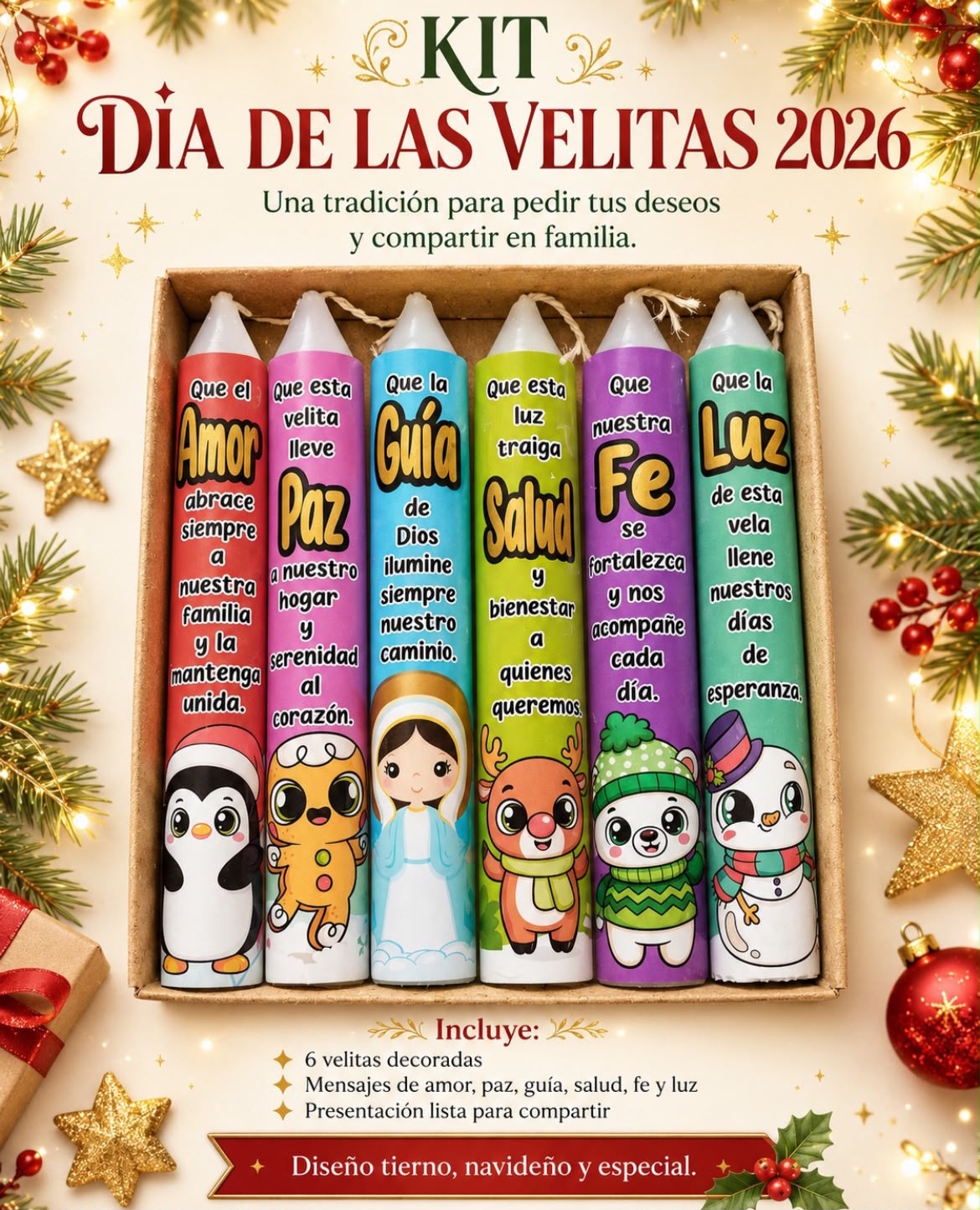 kit de velas COMPLETO
