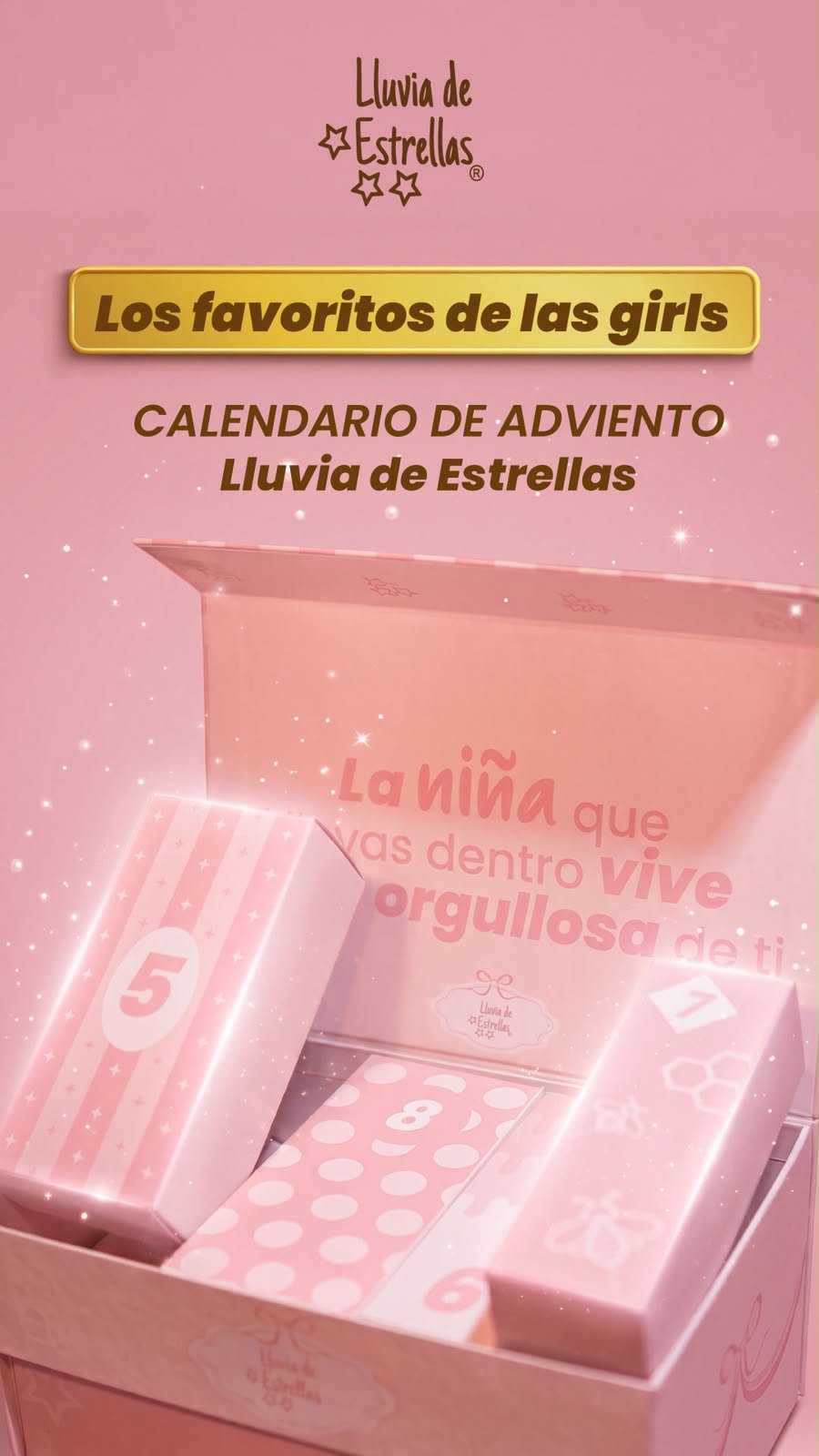 calendario de adviento lluvia de estrellas PRE VENTA