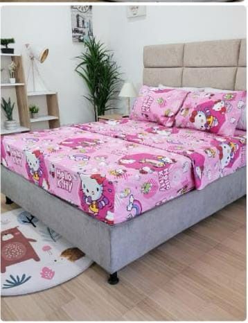 sabana con sobre sabana y funda de almohada