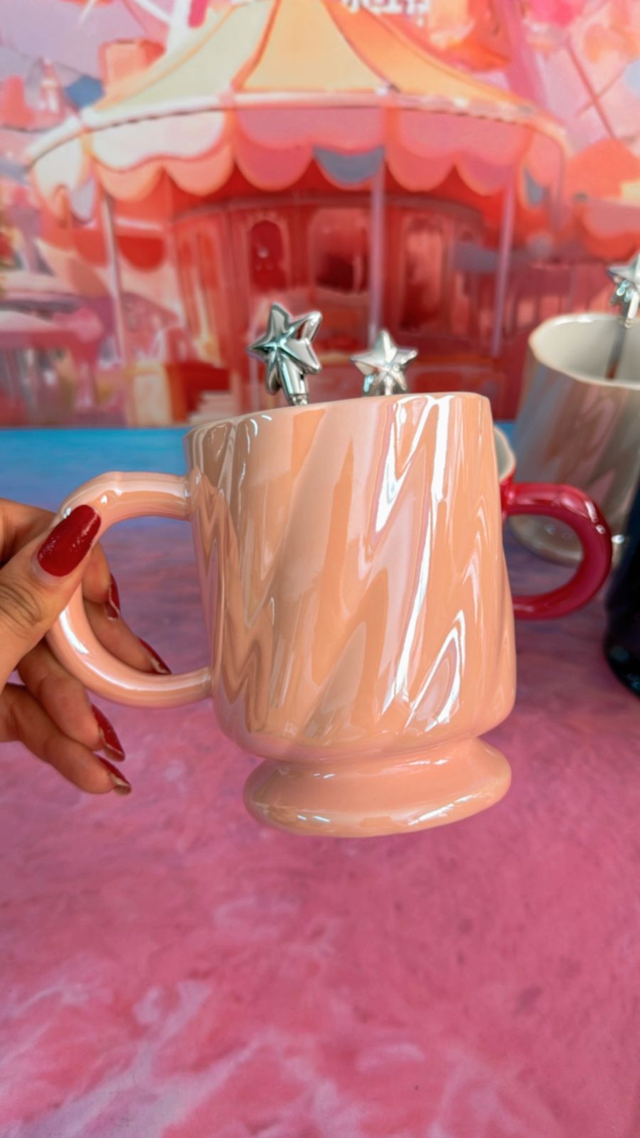 MUG GRANDE CON CUCHARA DE ESTRELLA