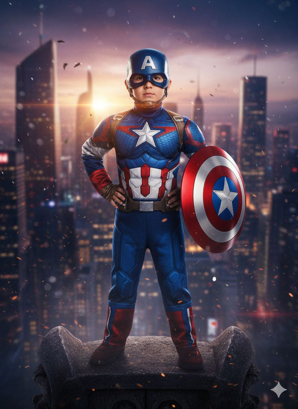 DISFRAZ CAPITAN AMERICA