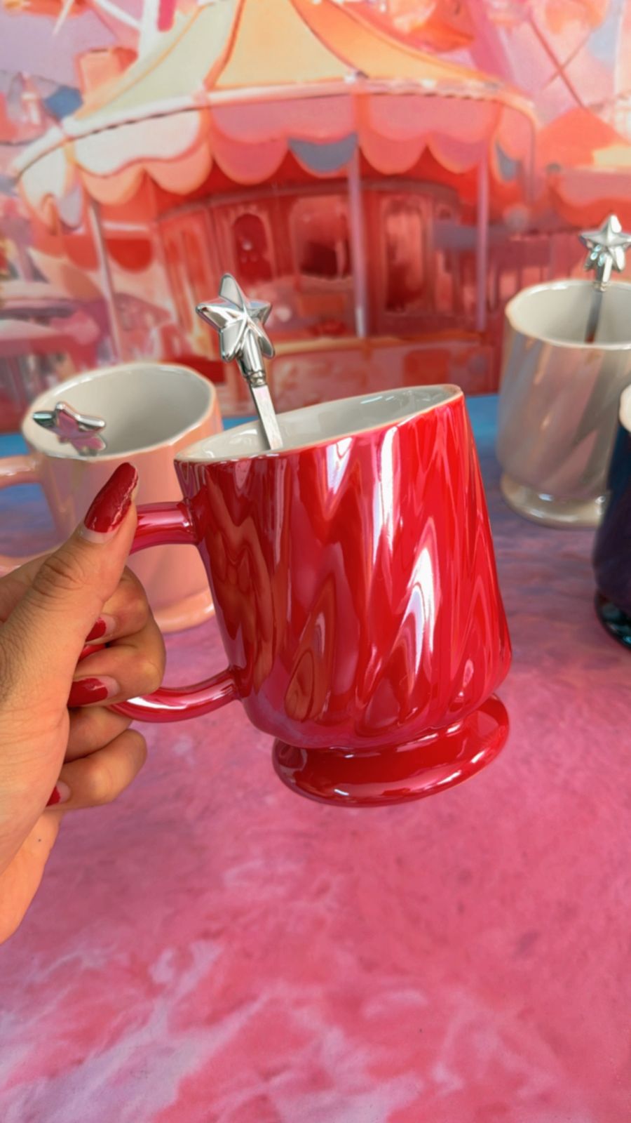 MUG GRANDE CON CUCHARA DE ESTRELLA